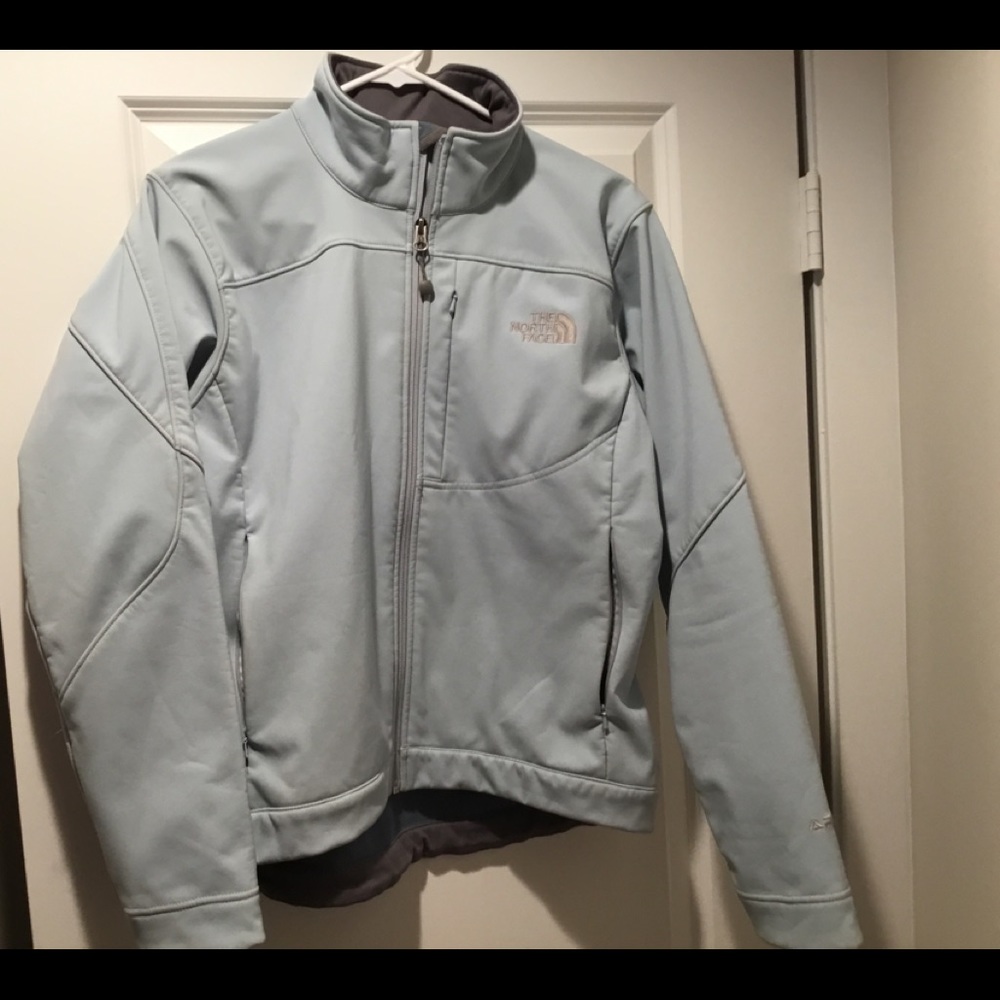 NORTH FACE rare baby-blu gray apex